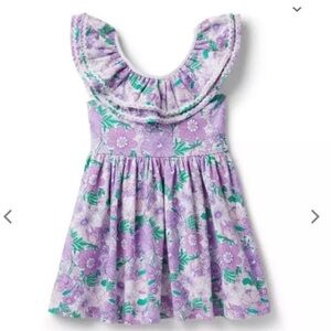 Janie and Jack Purple Floral Dress